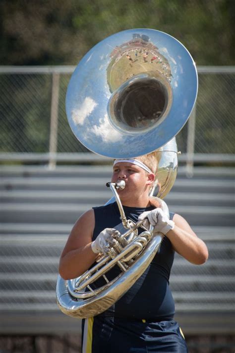 One Of My Favorite Tuba Player Pictures The Entire Football Stadium Is