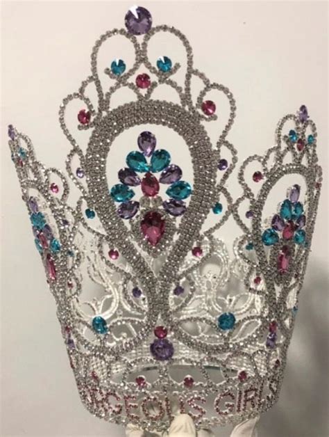 pageant crowns trophies beauty queens teen crown jewelry pinterest