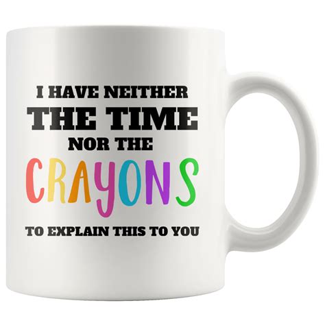 Rude Mug Sarcastic Coffee Mug Funny Mugs With Sayings Etsy