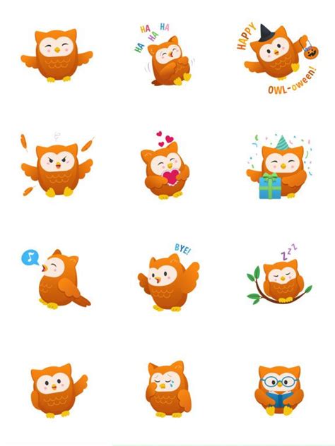Oliver Owl Stickers By Extrafeet Owl Stickers Stickers Owl