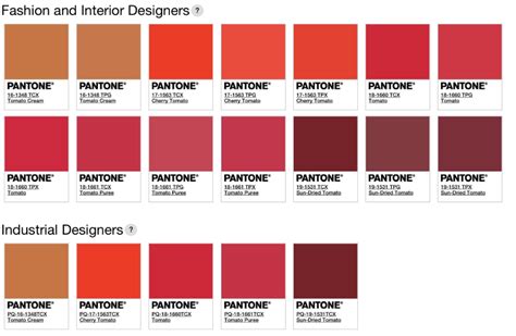 Red Pantone Tpx Color Dark Bright Wyvr Robtowner