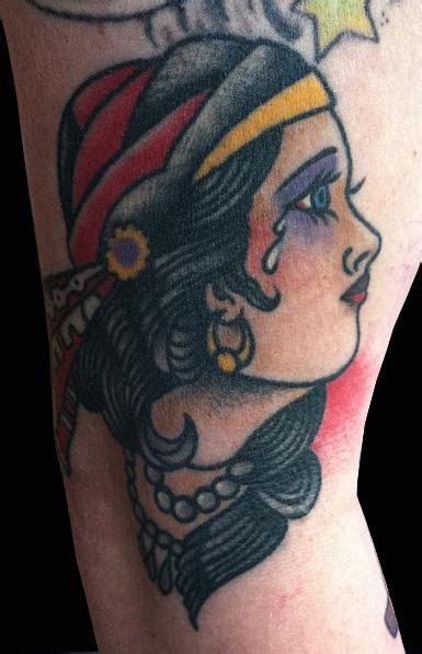 Traditional Gypsy Tattoo By Adam Lauricella Tattoonow