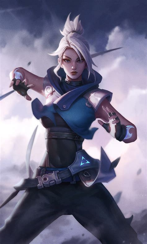 Download Wallpaper 1280x2120 Valorant Game Character Jett Fanart Iphone 6 Plus 1280x2120 Hd