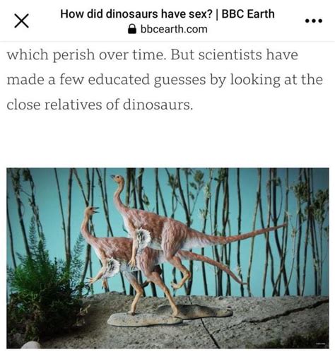 How Did Dinosaurs Have Sex I Bbc Earth Which Perish Over Time But