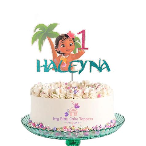 Baby Moana Cake Topper Itty Bitty Cake Toppers