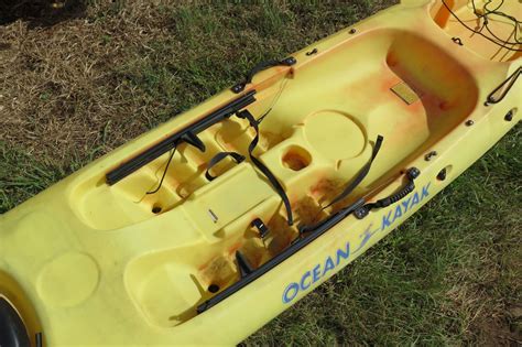 Ocean Kayak Prowler 15 Yellow Single 1 Person Kayak W Rudder