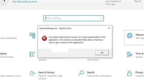 How To Fix Systemsettings Exe Application Error In Windows 10 Vrogue