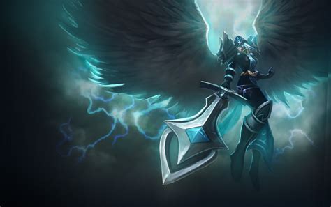 League Of Legends Armor Sword Tagme Wings 458864 Yandere