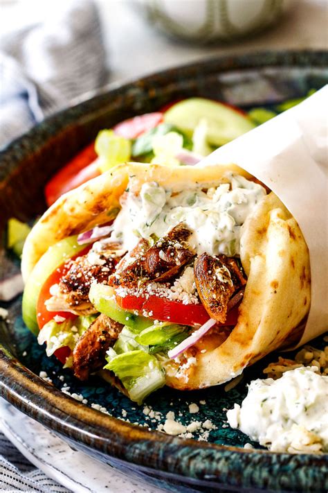 Easy Greek Chicken Gyros Made At Home Greek Chicken Gyros Are Easy