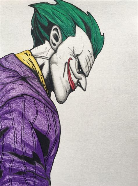 The Joker Drawing By Prométhée Artmajeur