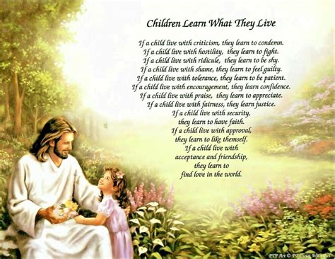 Children Learn What They Live Poem Personalized African