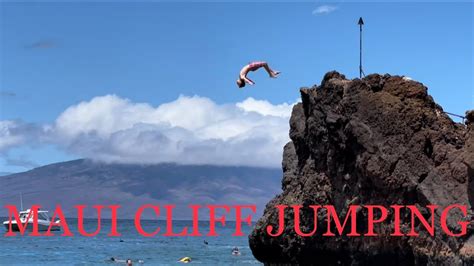 Maui Cliffjumping Black Rock Cliff And Road To Hana Youtube