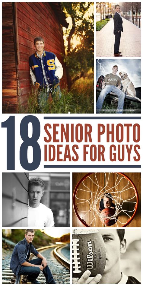 18 Winning Senior Picture Ideas For Guys