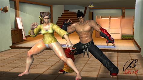 Chun Li Kazama Jin Capcom Street Fighter Street Fighter X Tekken Tekken Crossover Image