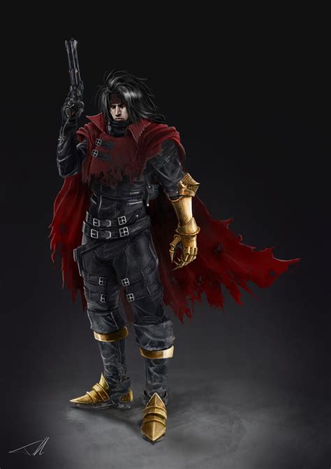 Final Fantasy Vincent Valentine 3d Animation