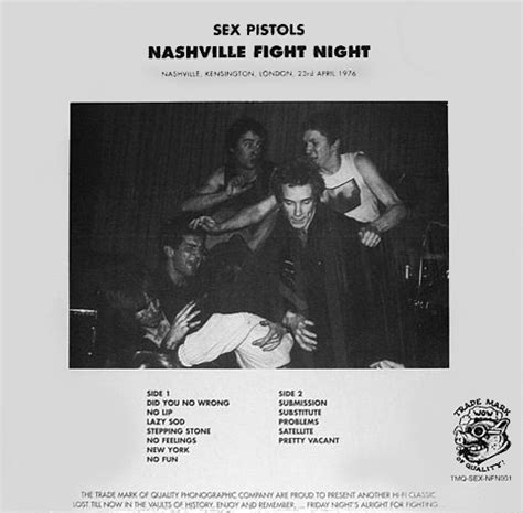 nashville fight night by sex pistols bootleg reviews ratings credits song list rate your