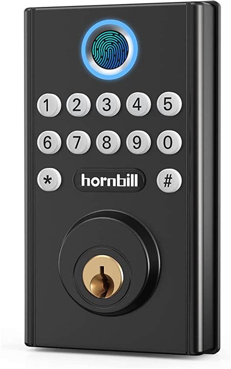 Hornbill Smart Keyless Entry Door Lock Electronic Fingerprint Deadbolt