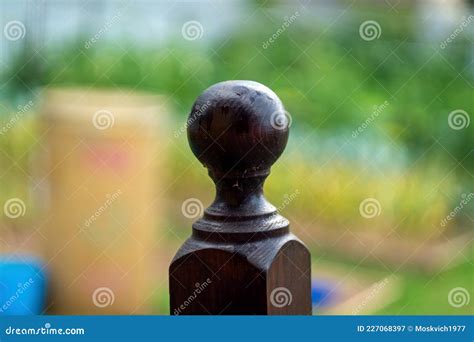Wooden Railings Of A Rural House Stock Image Image Of Baluster