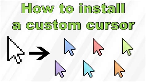 Get A Custom Cursor Where To Download And How To Install Youtube