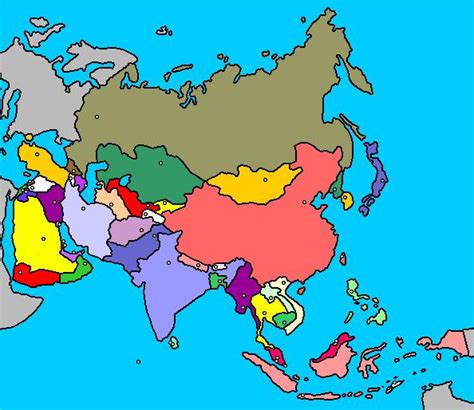 Mapa De Asia Interactivo Mapa