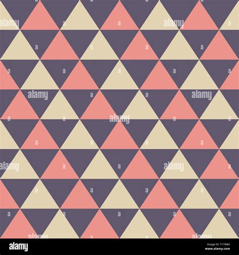 Abstract Seamless Pattern Of Color Triangles Modern Stylish Elegant