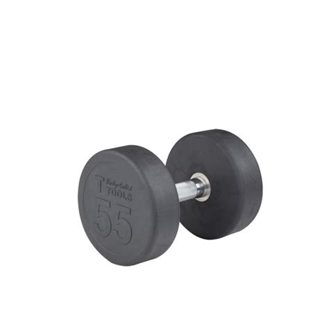 Sdp55 55 Lb Rubber Pro Style Dumbbell Body Solid Fitness