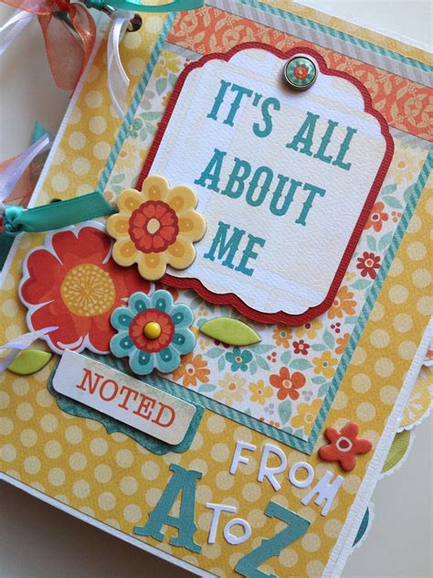 Artsy Albums Scrapbook Album And Page Layout Kits By Traci Penrod Its All About Me From A Z