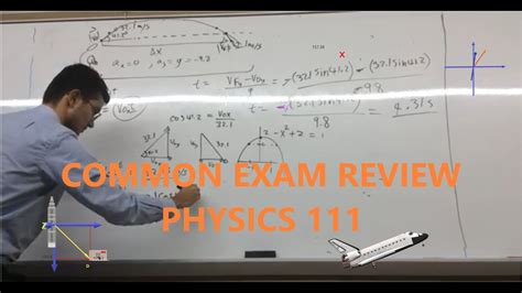 Physics 111 Njit Common Exam Review Youtube