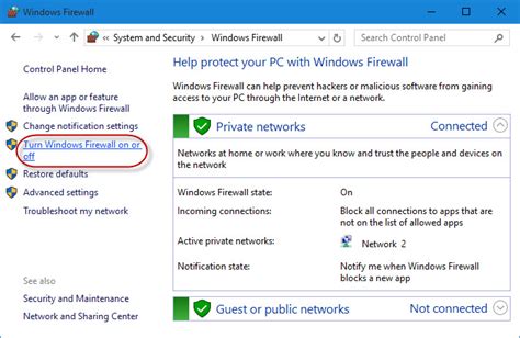 2 Ways To Turn Onoff Windows Firewall In Windows 10 Isumsoft