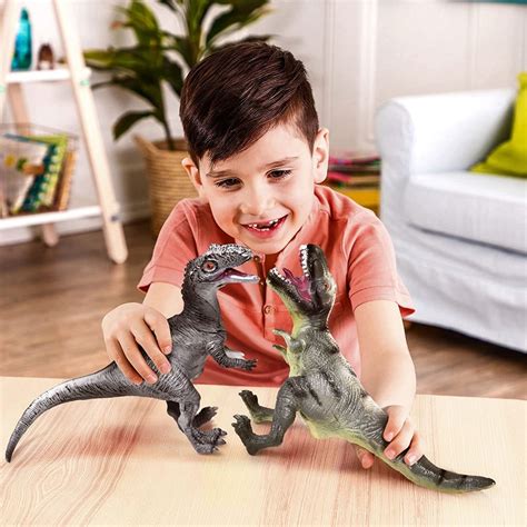 26 Pcs Dinosaurs Toys With Large Activity Play Mat Popfun