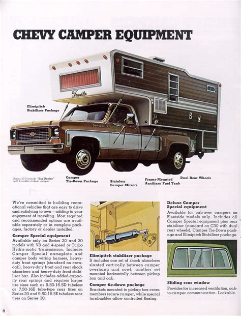 1974 Chevrolet And Gmc Truck Brochures 1974 Chevy Recreation 08