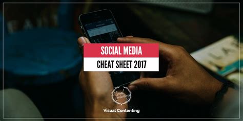 Social Media Cheat Sheet For 2017 Infographic Vrogue Co