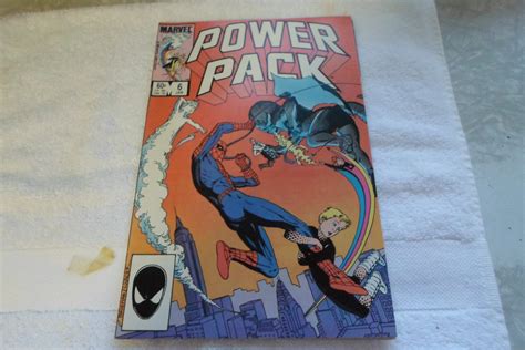 1985 Marvel Comics Power Pack 6 Comic Books Copper Age Marvel