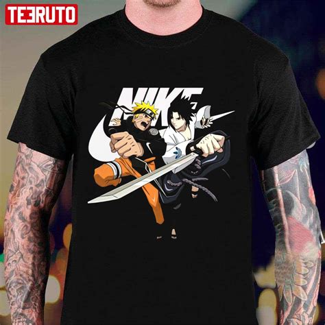Nike Naruto And Sasuke Version Unisex T Shirt Teeruto