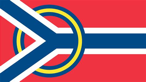 Scandinavian Union Flag With Sami And South African Inspiration R