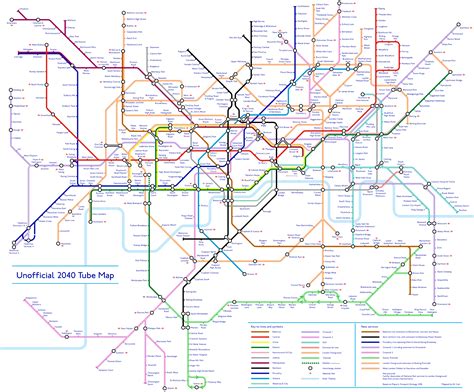 The Tube Map In 2040 Is Going To Be Pretty Intense Secret London