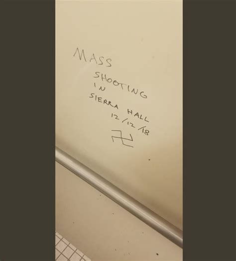 Swastika Shooting Threat Graffiti Found In Csun Bathroom — Jewish Journal