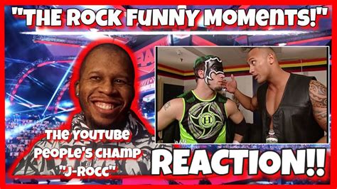 The Rock Funny Moments 25 Wwe Reaction Youtube