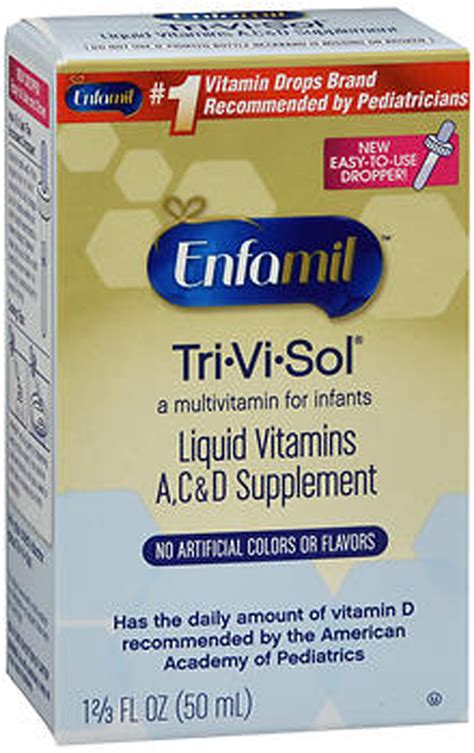 Enfamil D Vi Sol Vitamin D Supplement Drops 166 Oz The Online