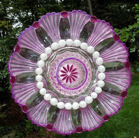 Garden Garden Sun Catcher Made From Recycled Glassware Glass Garden