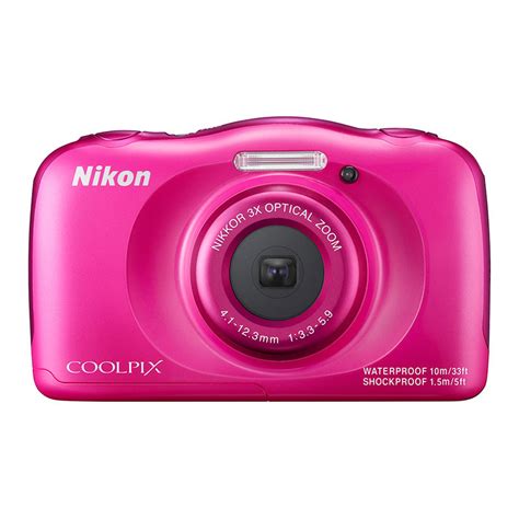 Nikon Coolpix S33 Compact Camera Roze