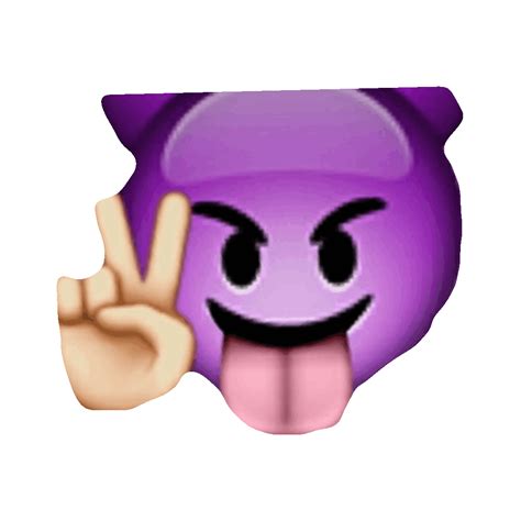 Demon Face Emoji Clipart Full Size Clipart Pinclipart