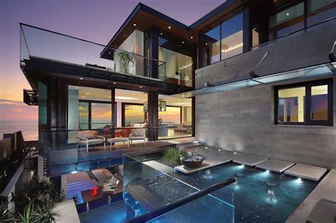 Modern Beautiful Home With Reflecting Ponds Most Beautiful Houses In