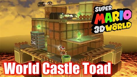 Super Mario 3d World World Castle Captain Toad Captain Toad Gets Thwomped All Stars