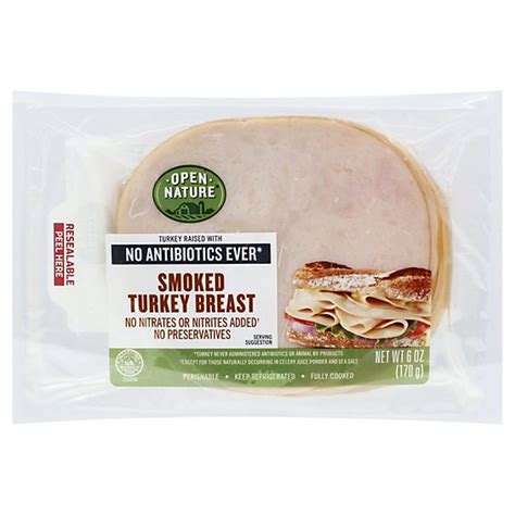 Open Nature Turkey Breast Smoked 6 Oz Safeway