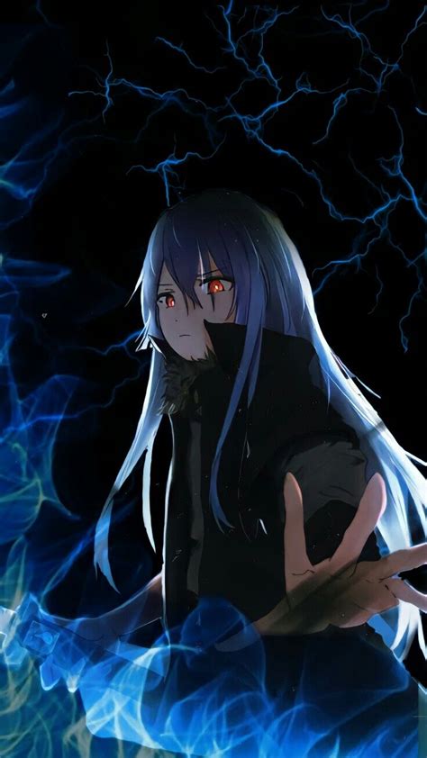 Rimuru Wallpaper Dark In 2021 Anime Anime Character Design Black