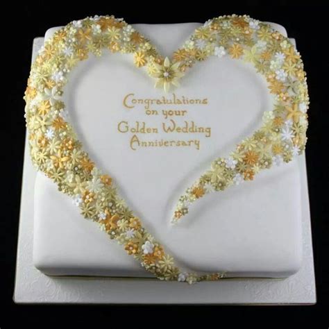 Golden Anniversary Cake Happy Anniversary Cakes 50th Anniversary Cakes