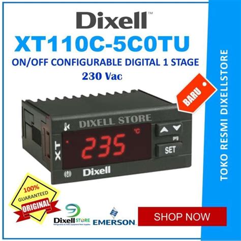 Jual Dixell Xt110c 5c0tu 230vac Digital Controller Emerson Di Seller