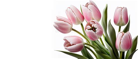 8 March Greeting Card International Happy Women S Day Realistic Tulip