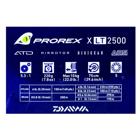 Daiwa Prorex X LT 2500 Spinning Reel Showspace